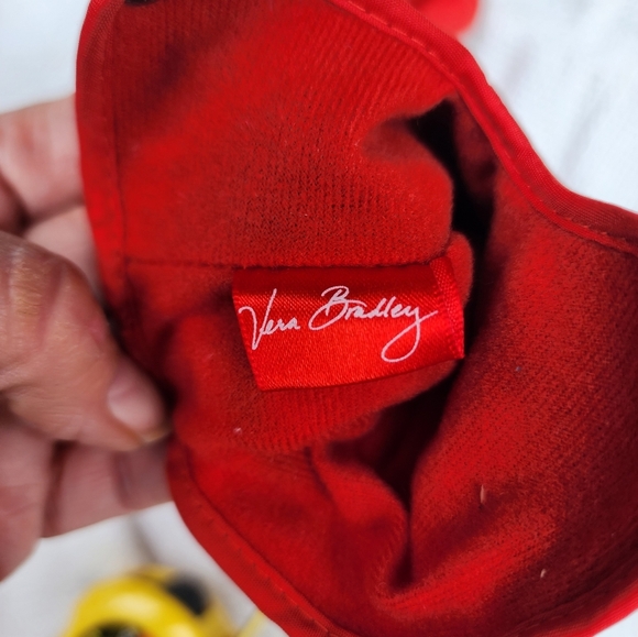 Vera Bradley patterned polar fleece ‎ gloves S/M - Picture 3 of 7